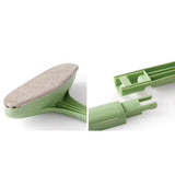Max Extendable Screen Window Cleaning Squeegee Brush for Mesh Curtain  Green