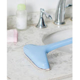Max Extendable Screen Window Cleaning Squeegee Brush for Mesh Curtain  Blue