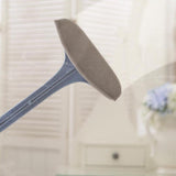 Max Extendable Screen Window Cleaning Squeegee Brush for Mesh Curtain  Blue