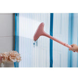 Max Extendable Screen Window Cleaning Squeegee Brush for Mesh Curtain  Pink