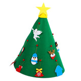 Maxbell Felt Christmas tree three-dimensional Santa hat festive decoration