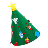 Maxbell Felt Christmas tree three-dimensional Santa hat festive decoration