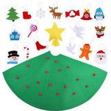 Maxbell Felt Christmas tree three-dimensional Santa hat festive decoration