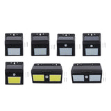 Max Solar Lights Outdoor Waterproof Solar Wall Lamp for Garden Pathway 20 LED