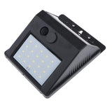 Max Solar Lights Outdoor Waterproof Solar Wall Lamp for Garden Pathway 20 LED