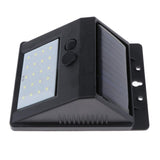 Max Solar Lights Outdoor Waterproof Solar Wall Lamp for Garden Pathway 20 LED