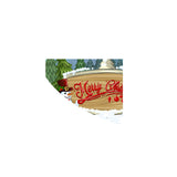 Max Christmas Tablecloth Table Cover for 47" Round Dining Tables Waterproof C