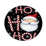 Max Decorative Round Tablecloth Cover for 47inch Christmas Dining Table Santa