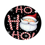 Max Decorative Round Tablecloth Cover for 47inch Christmas Dining Table Santa