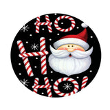 Max Decorative Round Tablecloth Cover for 47inch Christmas Dining Table Santa