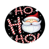 Max Decorative Round Tablecloth Cover for 47inch Christmas Dining Table Santa