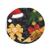 Max Round Christmas Table Cover Cloth for Kitchen 120cm Tables Decor Accessory