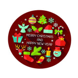 Max Table Cover 3D Printing Christmas New Year Decoration Gift Tablecloth 1.2m