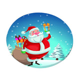 Max 3D Print Pattern Christmas Waterproof Table Cloth 1.2m A