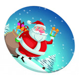 Max 3D Print Pattern Christmas Waterproof Table Cloth 1.2m A