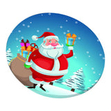 Max 3D Print Pattern Christmas Waterproof Table Cloth 1.2m A