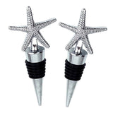 Max 2 Pcs Christmas Wine Bottle Metal Stopper Parties Bar Supplies Starfish Shaped