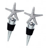 Max 2 Pcs Christmas Wine Bottle Metal Stopper Parties Bar Supplies Starfish Shaped