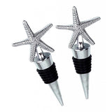 Max 2 Pcs Christmas Wine Bottle Metal Stopper Parties Bar Supplies Starfish Shaped
