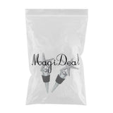Max 2 Pcs Christmas Wine Bottle Metal Stopper Parties Bar Supplies Starfish Shaped