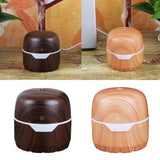 Max 300ml Wood Grain USB Charging Air Mist Humidifier for Home Office Car A