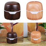 Max 300ml Wood Grain USB Charging Air Mist Humidifier for Home Office Car A
