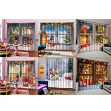Max Christmas Living Room Bedroom Window Drapes 2 Panel Set 104x84inch A