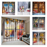Max Christmas Living Room Bedroom Window Drapes 2 Panel Set 104x84inch A