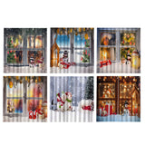 Max Christmas Living Room Bedroom Window Drapes 2 Panel Set 104x84inch A