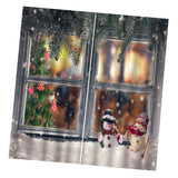 Max Christmas Living Room Bedroom Window Drapes 2 Panel Set 104x84inch A