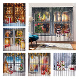 Max Christmas Living Room Bedroom Window Drapes 2 Panel Set 104x84inch A