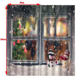 Max Christmas Living Room Bedroom Window Drapes 2 Panel Set 104x84inch B