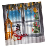 Max Christmas Living Room Bedroom Window Drapes 2 Panel Set 104x84inch B
