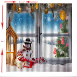 Max Christmas Living Room Bedroom Window Drapes 2 Panel Set 104x84inch B