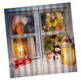 Max Christmas Living Room Bedroom Window Drapes 2 Panel Set 104x84inch C