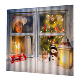 Max Christmas Living Room Bedroom Window Drapes 2 Panel Set 104x84inch C