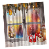 Max Christmas Living Room Bedroom Window Drapes 2 Panel Set 104x84inch D