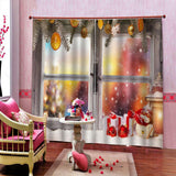 Max Christmas Living Room Bedroom Window Drapes 2 Panel Set 104x84inch D