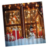 Max Christmas Living Room Bedroom Window Drapes 2 Panel Set 104x84inch F