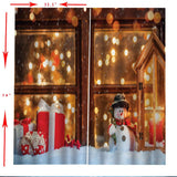 Max Christmas Living Room Bedroom Window Drapes 2 Panel Set 104x84inch F