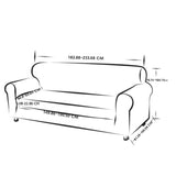 Max 2 Piece Design Polyester Fabric Stretch Sofa Couch Slipcover Gray_3 Seat