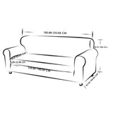 Max 2 Piece Design Polyester Fabric Stretch Sofa Couch Slipcover Coffee_3 Seat