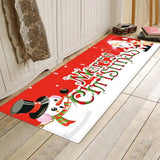 Max Christmas Floor Mat Living Room Area Carpet Rug 47x16inch Merry Christmas
