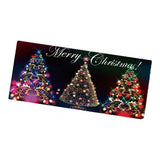 Max Christmas Floor Mat Living Room Area Carpet Rug 47x16inch Holiday Trees