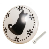 Max Round Trumpet Ceramic Animal Knob Door Closet Drawer Furniture Pull Handle E