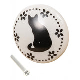 Max Round Trumpet Ceramic Animal Knob Door Closet Drawer Furniture Pull Handle E