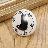 Max Round Trumpet Ceramic Animal Knob Door Closet Drawer Furniture Pull Handle E