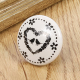 Max Round  Ceramic Cabinet Knobs Home Furniture Decorative Handle Pull Style02