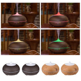 Maxbell 500ml Humidifier LED Changing Air Purifier Aroma Diffuser  Light brown