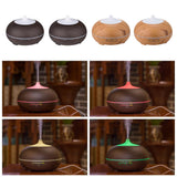 Maxbell 500ml Humidifier LED Changing Air Purifier Aroma Diffuser  Light brown